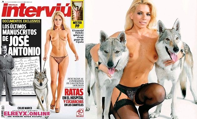 Interviu Chloe Marco desnuda contra la ca